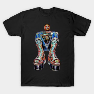 Marvin Gaye Platform Boot Neon Glow Style T-Shirt